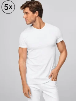 Herren Shirt TANN 5er-Pack