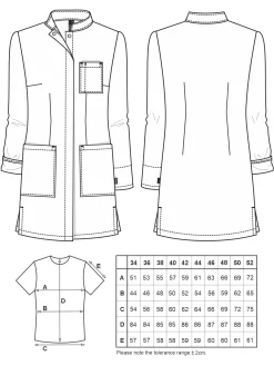 Kurzmantel mit Farbdetails ATESSA