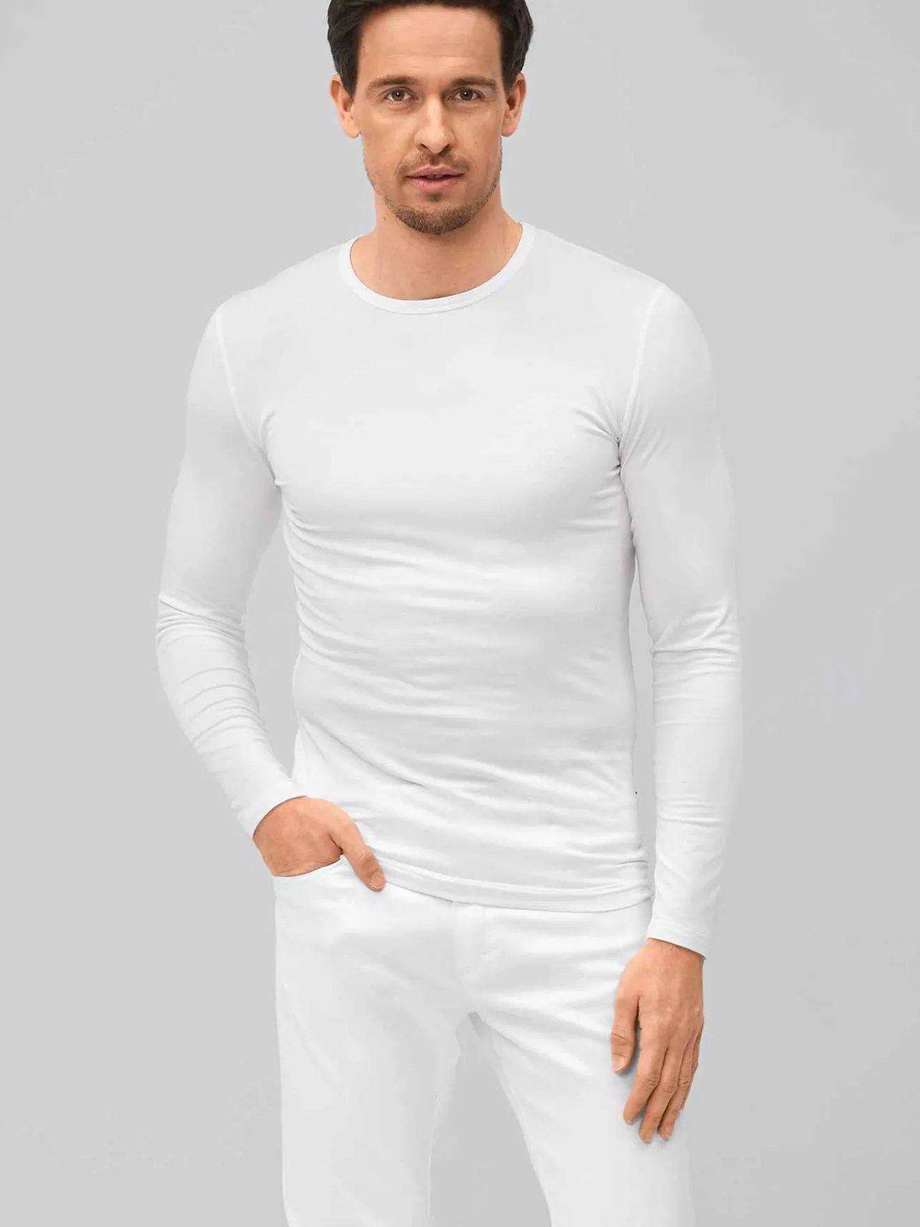 Langarmshirt Lyocell