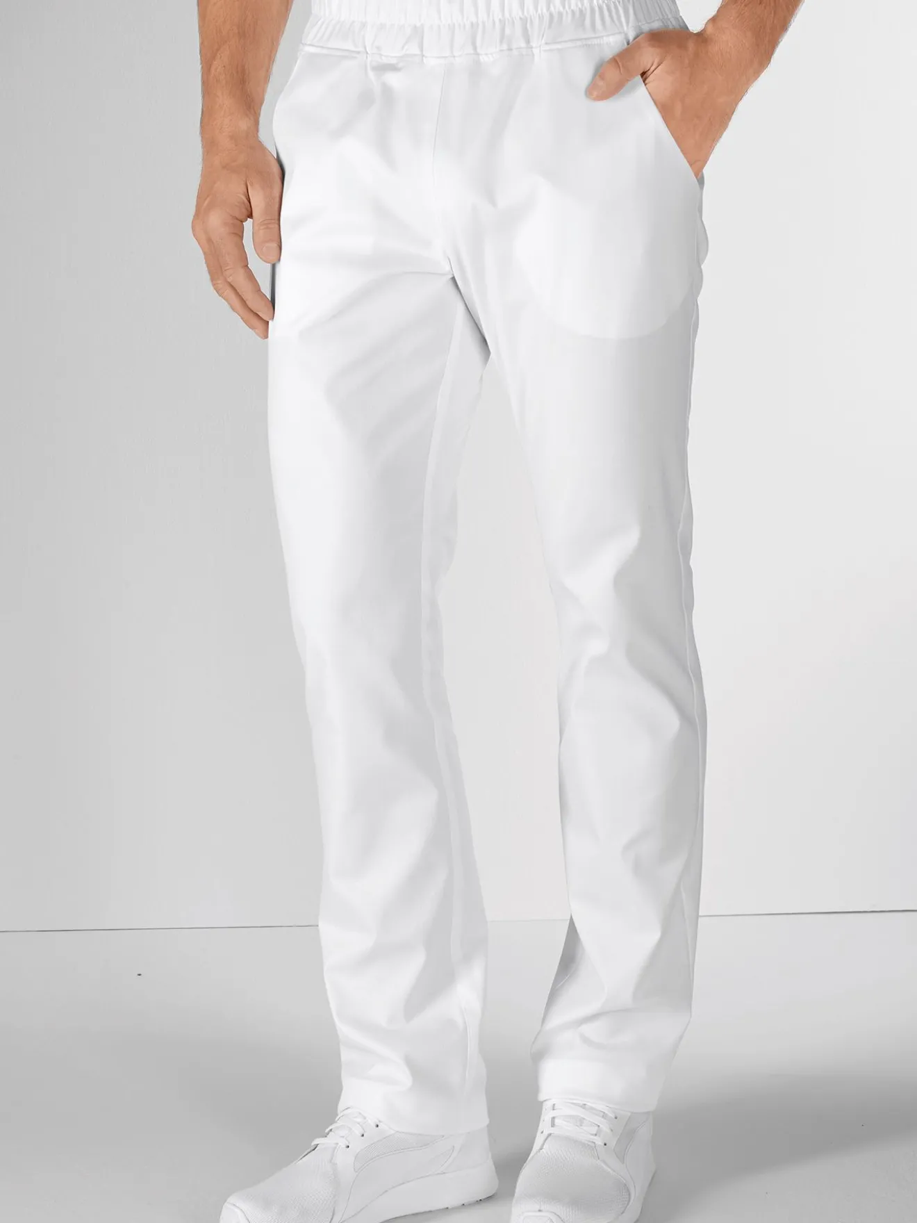 Leichte Stretchhose mit Gummibund