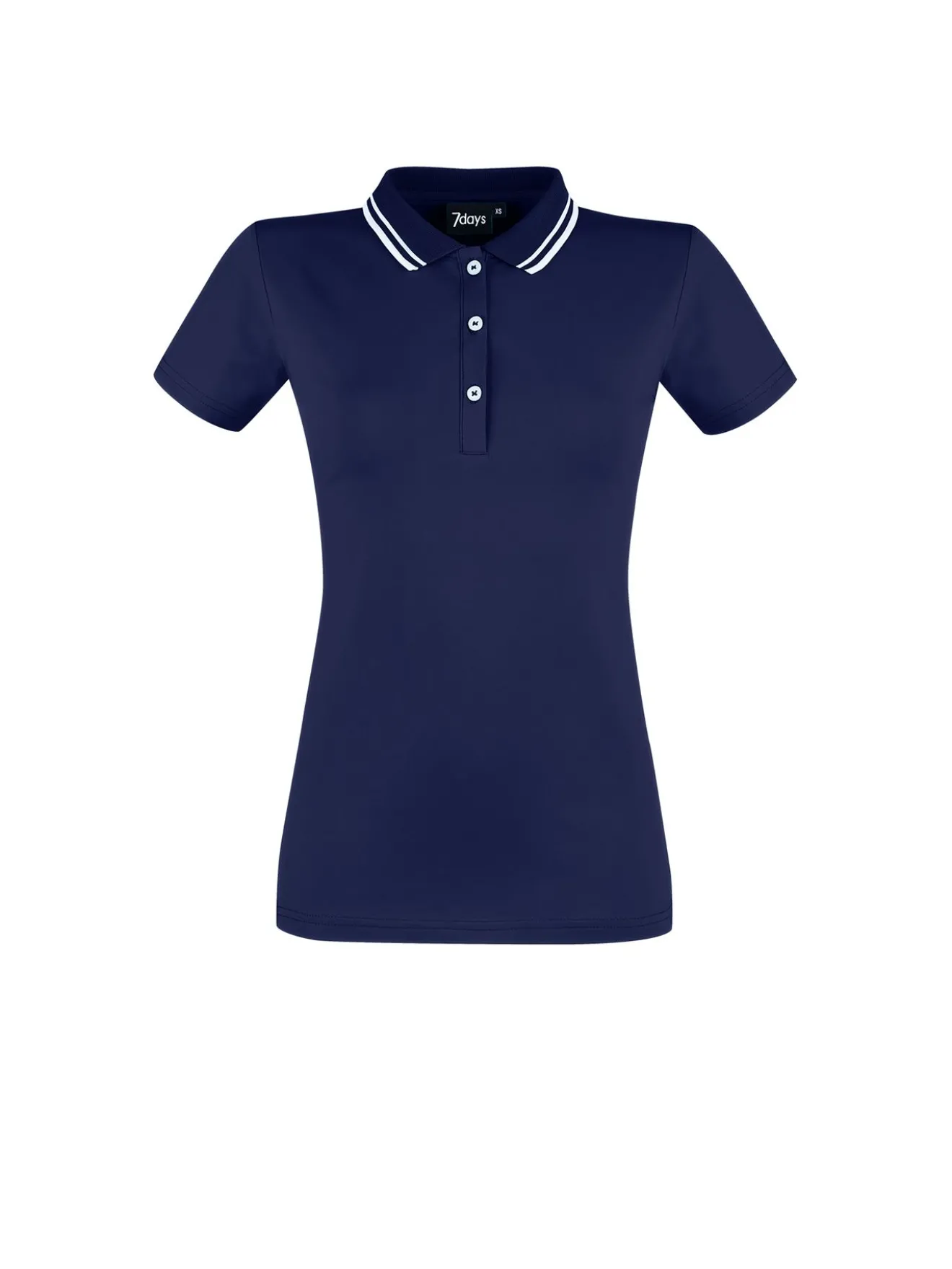 Poloshirt, Single Jersey - Strickkragen
