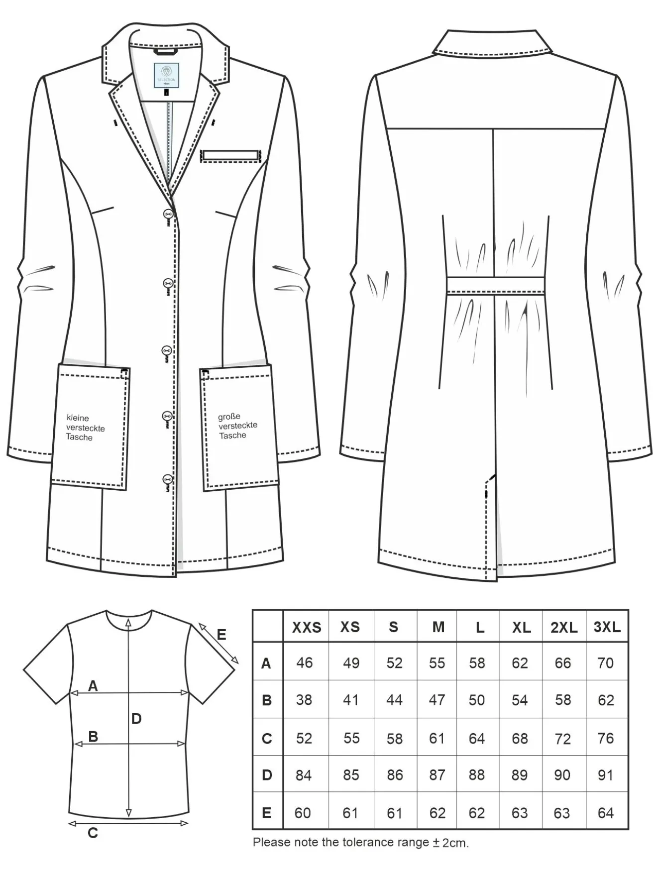 Selection-Damenmantel SABADELL Lyocell (TENCEL™)
