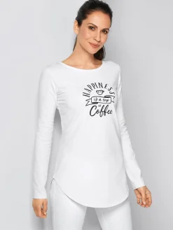 Shirt mit Coffee-Print