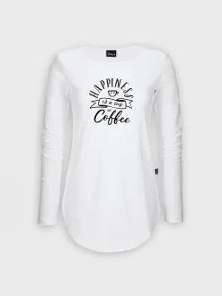 Shirt mit Coffee-Print