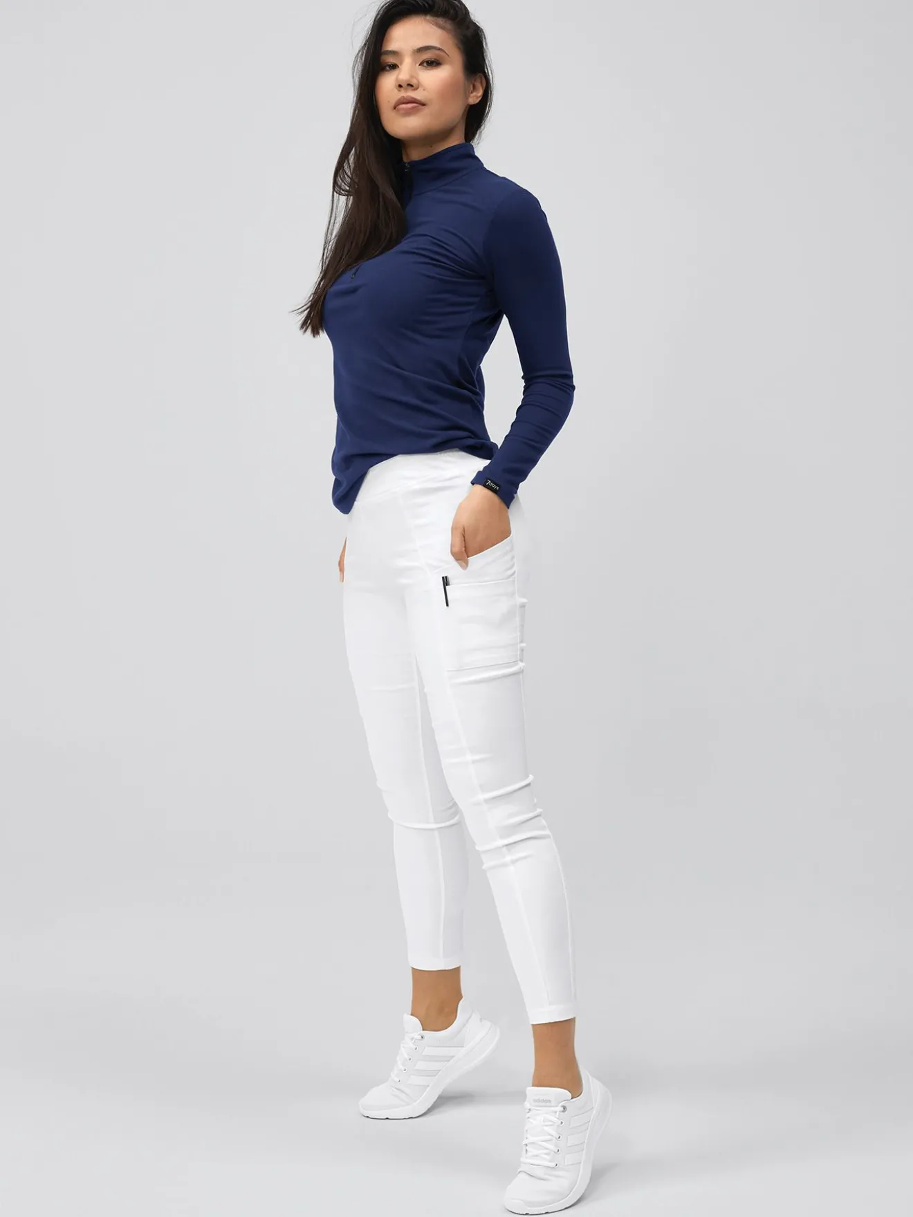 Soft-Stretchhose BELLUNO mit Beintaschen