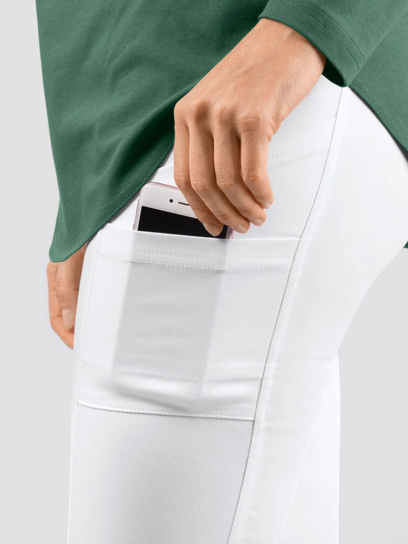 Soft-Stretchhose BELLUNO mit Beintaschen