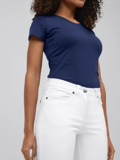Ultra-Flex-3/4-Jeans, blickdicht