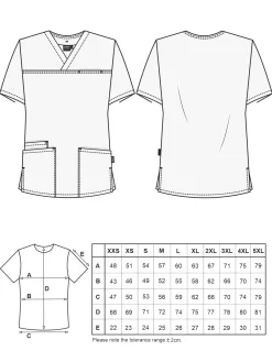 Unisex-Kasack PALMA, 100% Baumwolle