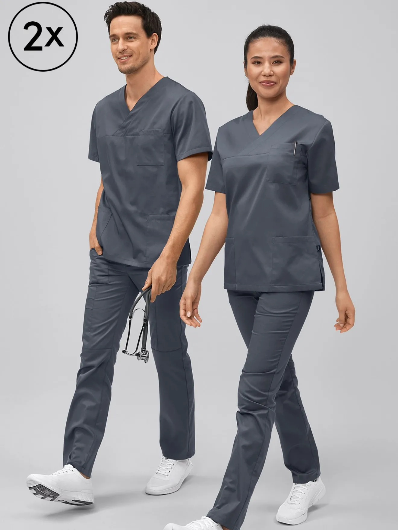 Unisex OP-Kasack PISA 2er-Pack
